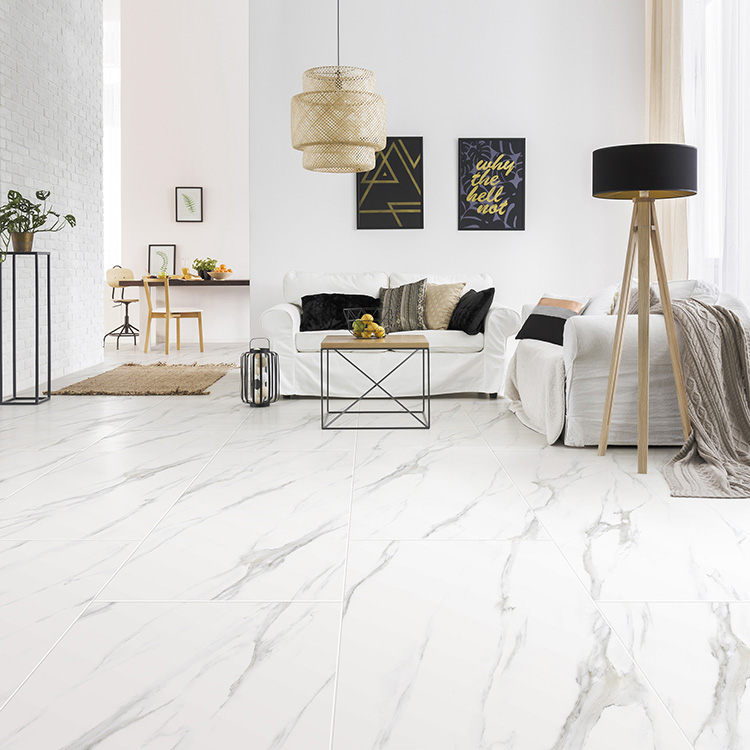 Polished porcelain low price floor tiles and marble