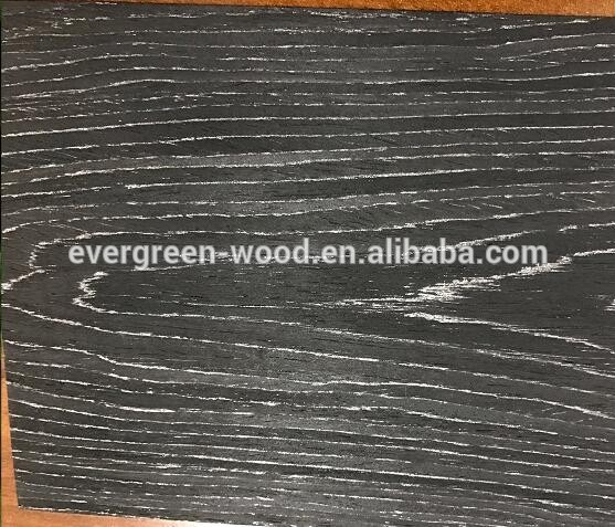 Black oak recon face veneer for plywood