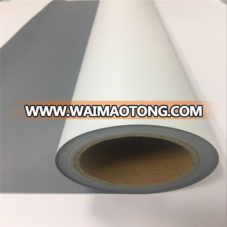 grey Back block-out Roll up materials High Quality Roll Up Media pvc block-out banner Rolls Pop Up Banner