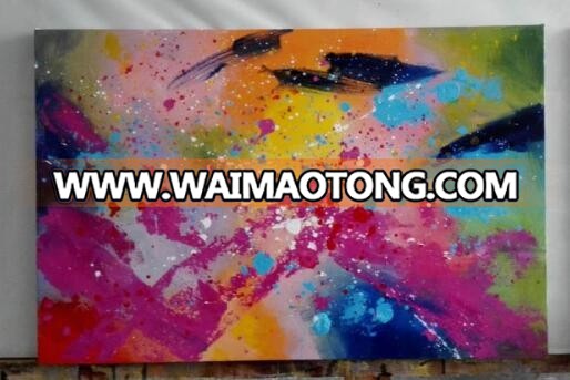 Modern Abstract Woman Oil Painting Handpaint Home Living Room Decor Canvas Art Paintings