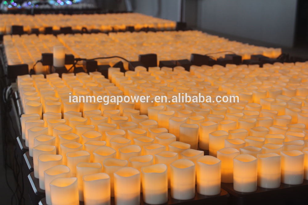 Battery Colorful Flameless Led Candle Light For Home or Hotel