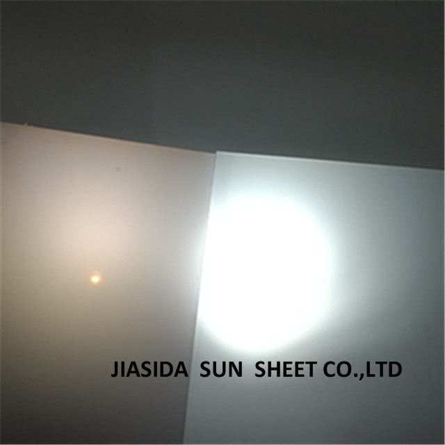 JIASIDA light diffuser polycarbonate,polycarbonate light diffusion sheet,pc light diffuser sheet