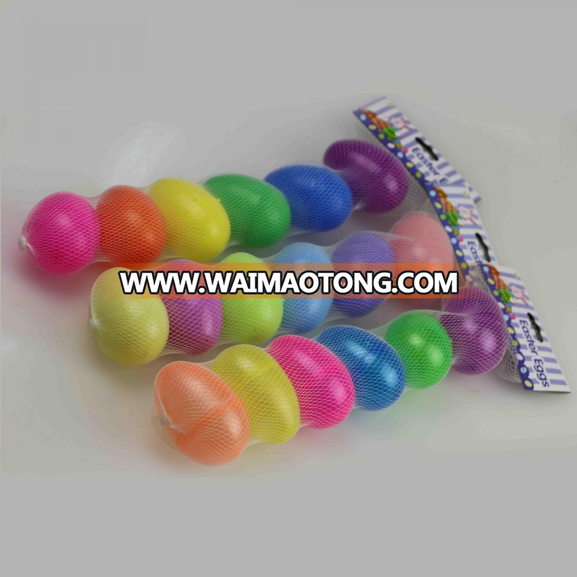 2019 New Design:Plastic Clear Egg with Metallic-Colorful glitter eggs