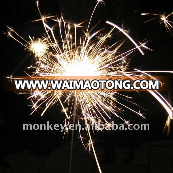 7" golden sparklers stick fireworks / novelties 0977 guangzhou fireworks