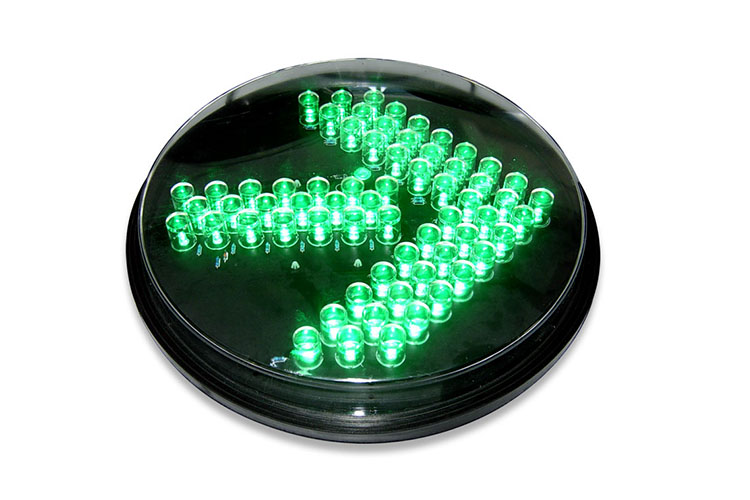 200mm Yellow Green Red Arrow Traffic Light with Fresnel Lens