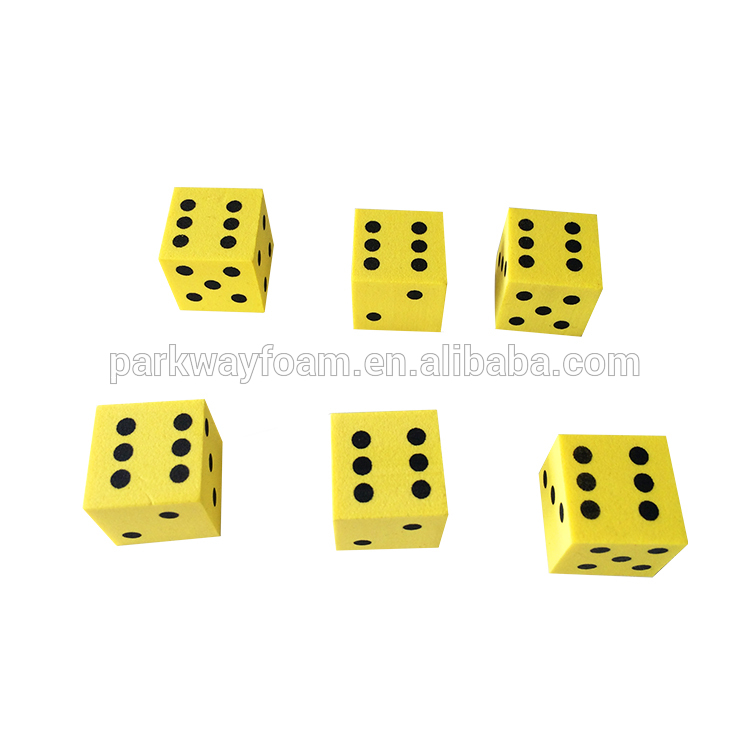 EVA foam dice for children color teaching