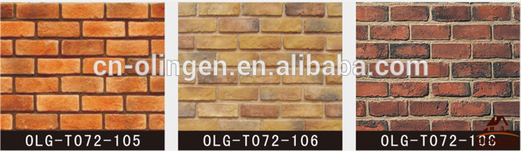 Artificial decorative wall brick veener with fast delivery OLG-ZQ025