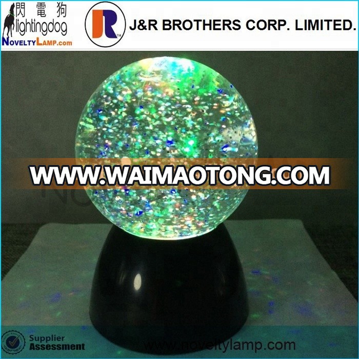 5.5"REVOLVING GLITTER WATER BALL LIGHT