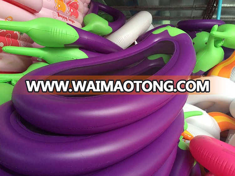 2019 NEW swimming pool inflatable lounger eggplant pool float