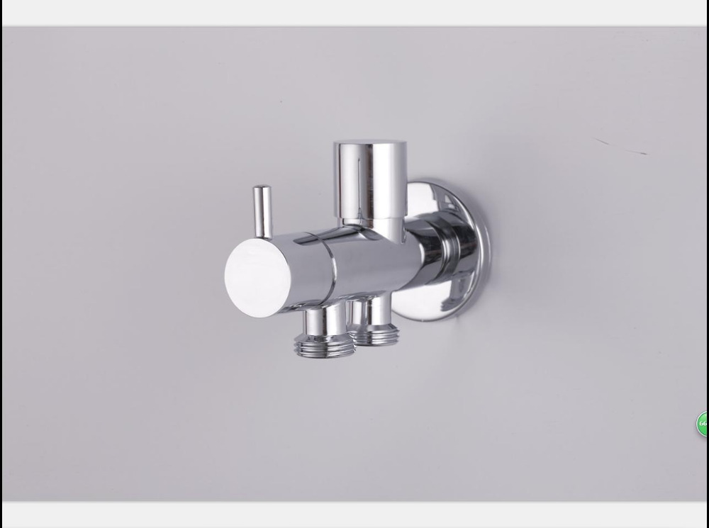 new model.Brass toilet adapter.Copper angle valve with holder.BSCI certificate approved