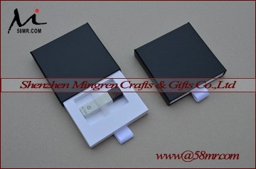 Wholesale Empty Kraft Special Paper Wedding USB Flash Drive Packaging Storage Gift Box