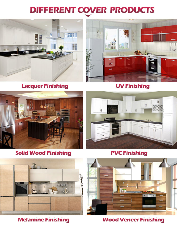 China manufacturer wood kitchen furniture modern kitchen cabinets EXPORT