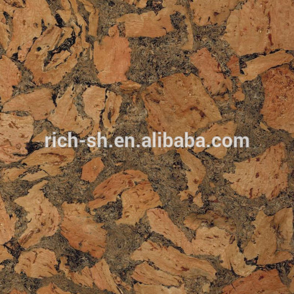 granule cork tiles/natural cork wall covering/decorative wall tile