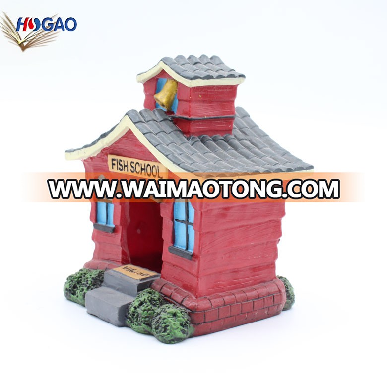 Wholesale creative statue resin miniature model "fish school" house