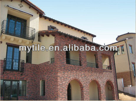 fake stone exterior wall cladding (Rustic Brick Series)