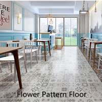 60x60cm Hot selling fabric pattern design rustic glazed porcelain bedroom tile