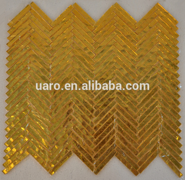 Silver Foil New Design  Glass Mosaic Tile