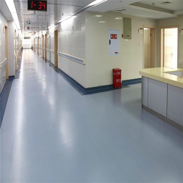 2mm thick homogeneous pvc hospital flooring