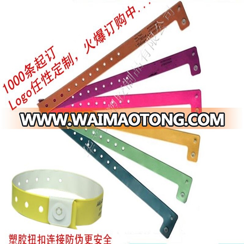 HXY high quality ID Vinyl PVC bracelet, Printed PVC Plastic Vinyl Wristbands For Festival