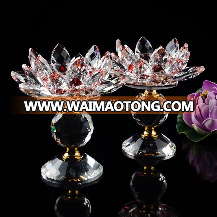 luxury European crystal clear single head candle wedding decoration elegant table favor home hotel decoration