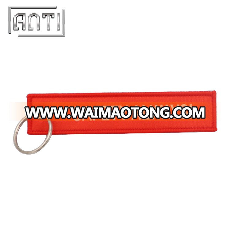 Wholesale High Quality Double Side Custom Print Embroidery Keychain for Promotion Computer Embroidery Designs