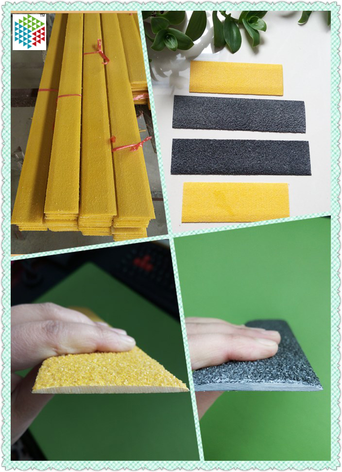 90mm width 3mm thickness Anti-slip FRP decking strip