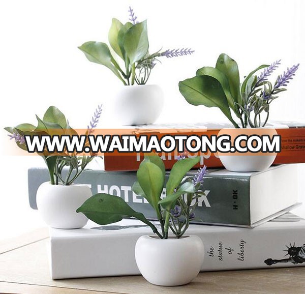 Hot sale plastic artificial succulent plant for fridge decoration