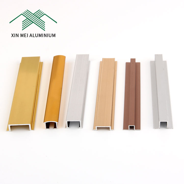 Latest Design 4mm 5mm 6mm 7mm 8mm Aluminum Tile Trim Profile