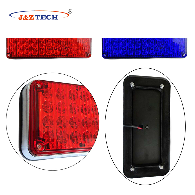 Car Waterproof 7 x 3 inch LED Ambulance Square Perimeter Light LED-732