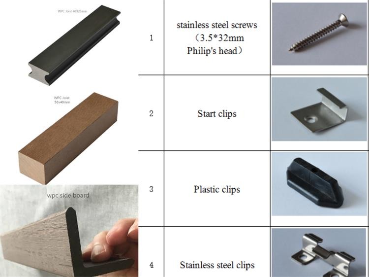 China suppliers wpc composite decking wood