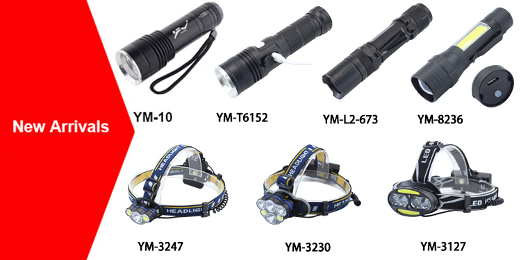 Customized Color Mini 9 Led Flashlight Plastic