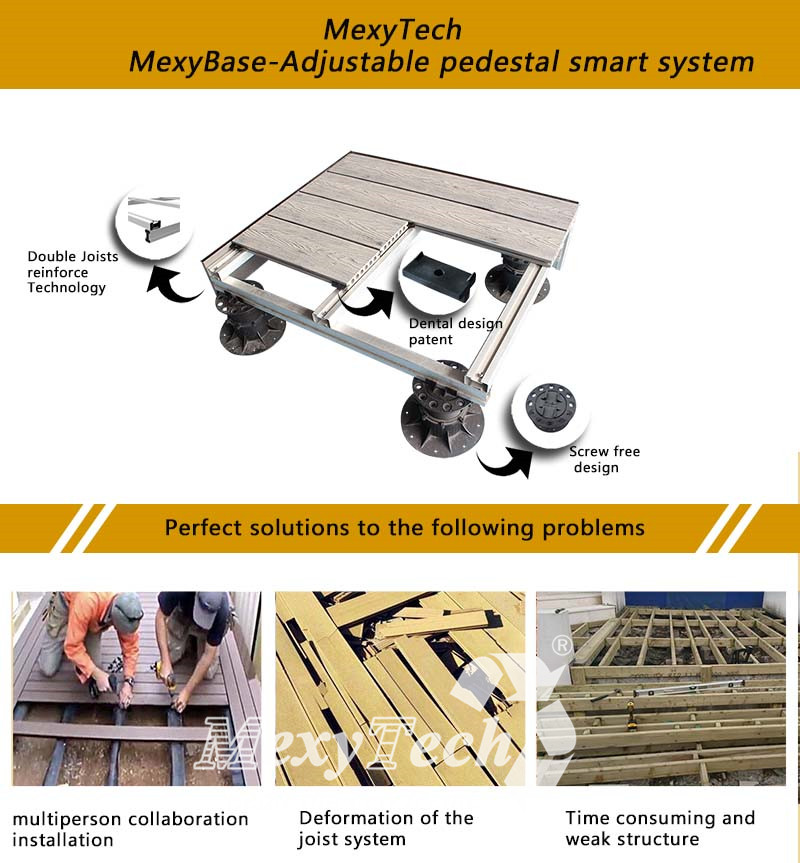 WPC Outdoor Artificial co-extrusion WPC decking