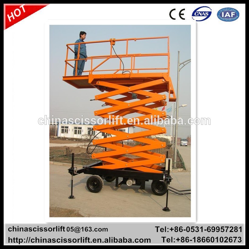 16 meters 300kg mobile hydraulic one man lift elevator