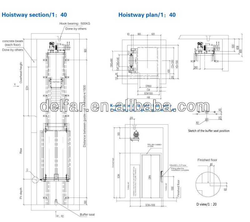 Good quality small elevators for homes residential elevator price