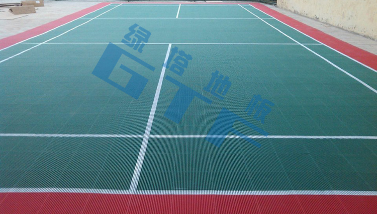 High Density PP Badminton Court Removable Sports Flooring Interlocking