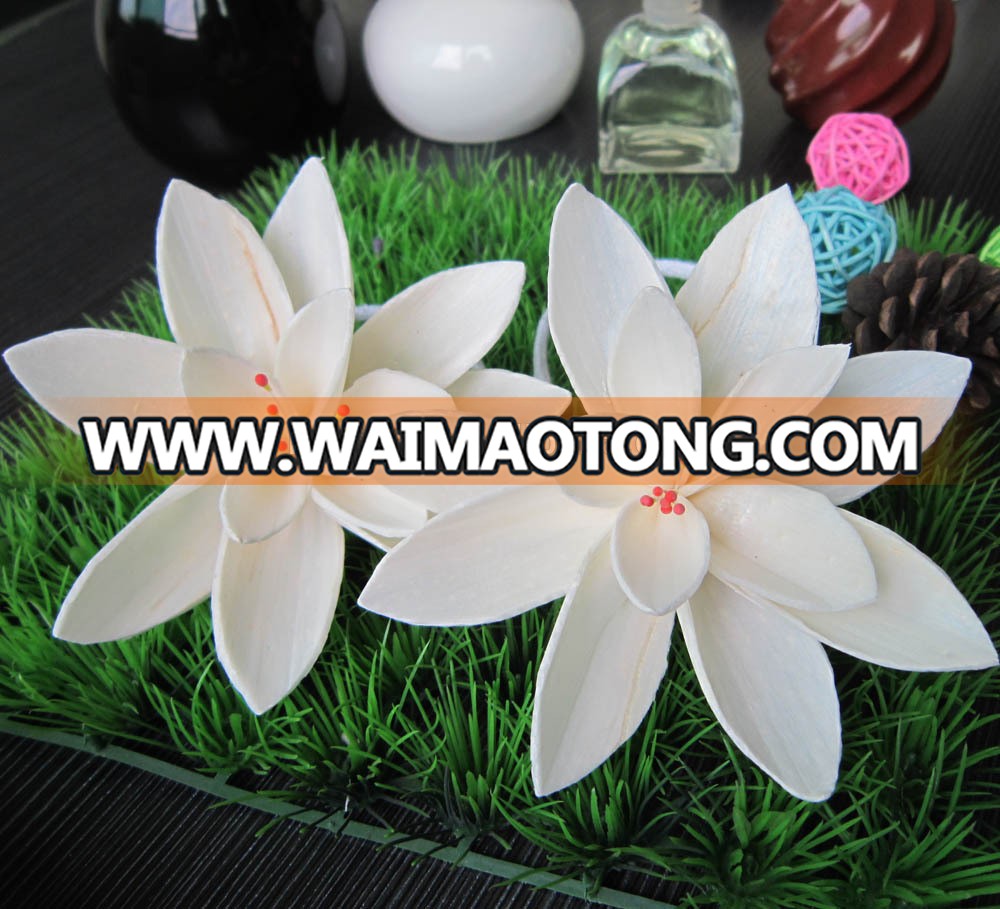 White Sola Wood Artificial Flower