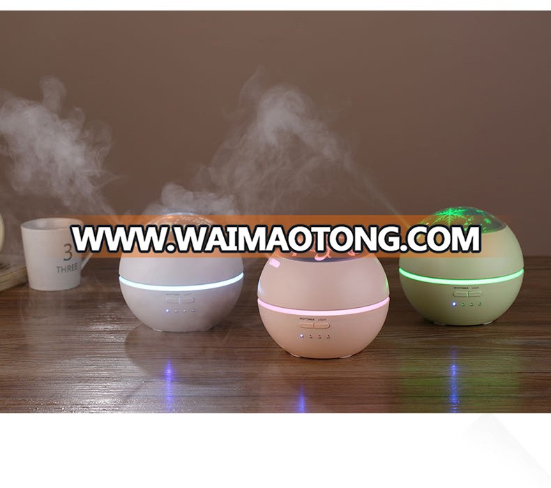 150ml Creative Light Shadow Aromatherapy Machine Mini Ultrasonic Humidifier Essential Oil Perfume Spread Incense Spray Machine