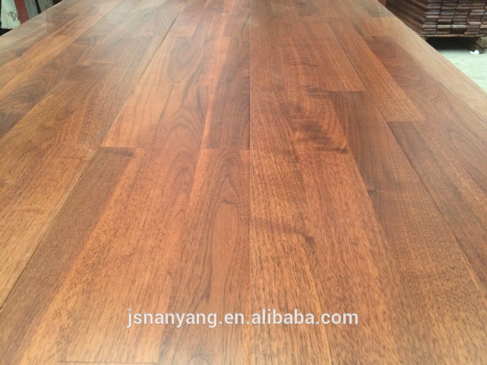 Cost-effective 3 stripes American walnut engineered parquet