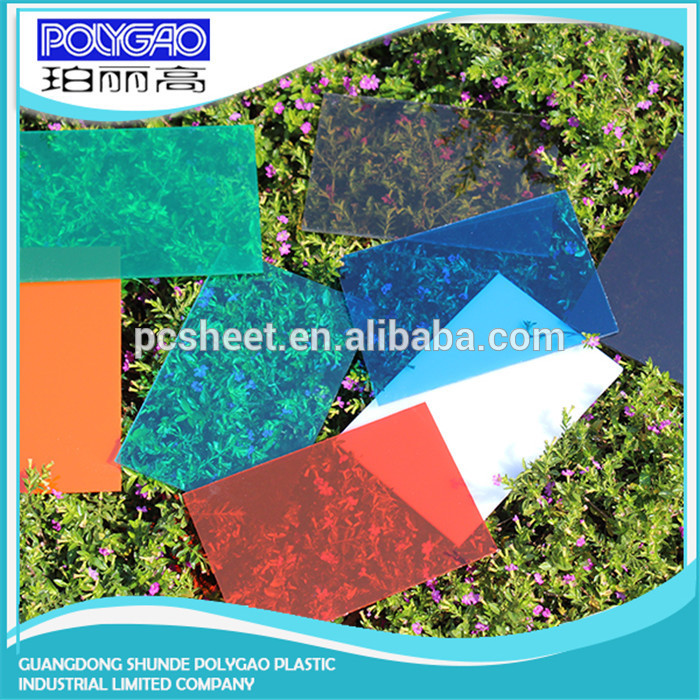 Polycar best quality and lowest price opal polycarbonate solid sheet for skylight