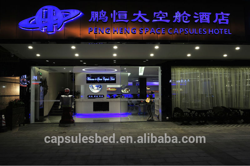 ABS fire resistant metal frame  soundproof capsule pods for hotel bed