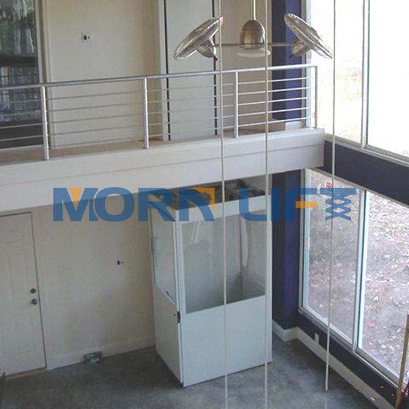 Morn Brand 4m height hydraulic vertical small home elevator