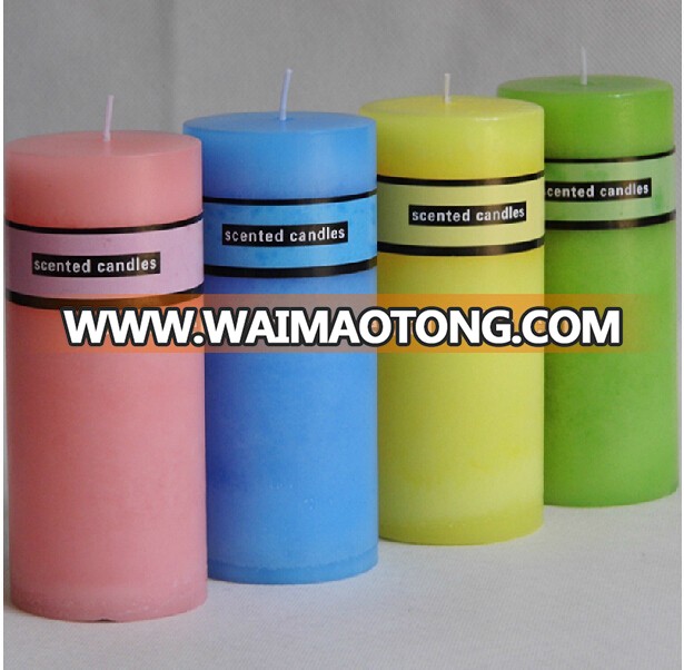 bulk multi-colored luxury home decor scented candles