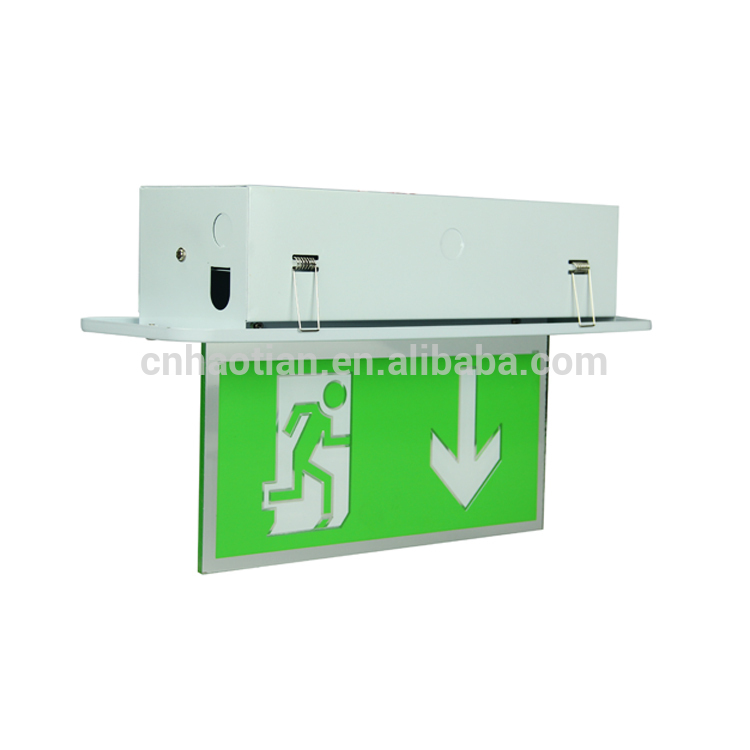 hot sales CE/ROHS recessed led light Emergency lighting with emergency exit sigh light