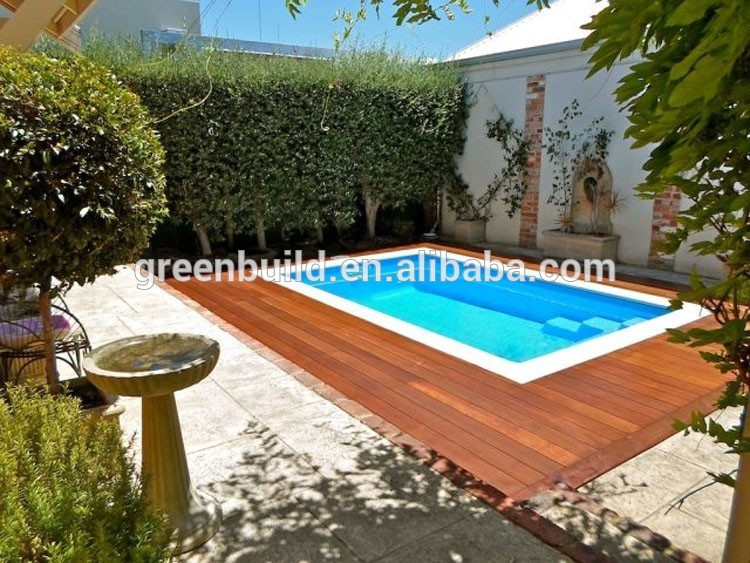 Outdoor Waterproof Merbau Timber flooring Swimming Pool Decking