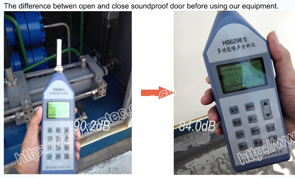 Sounfproof and fireproof acoustic aluminum foam panels gas station