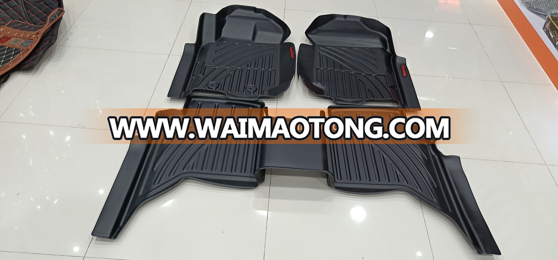 car foot mat  TPO new material car mat for pickup trunk  Ranger