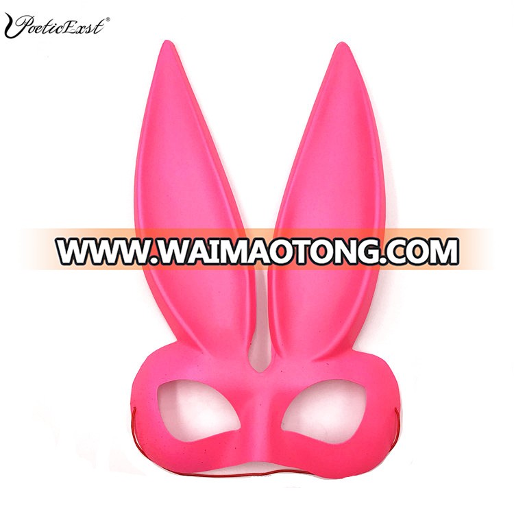 Poeticexst Female Mask Crossdresser Masquerade Bunny Ears Half Face Masquerade Adult Sex Masks