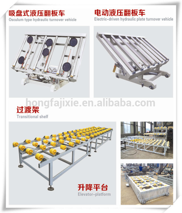 HongFa automatic high efficiency artificial quartz stone plate machinery production line