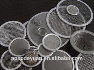 Factory supply stainless steel filter discs / 100 micron stainless steel mesh screen / filter mesh