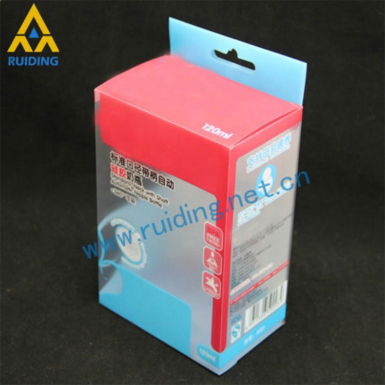 PET ,RPET,GPET,GAG,PP folding clear gift box plastic packaging